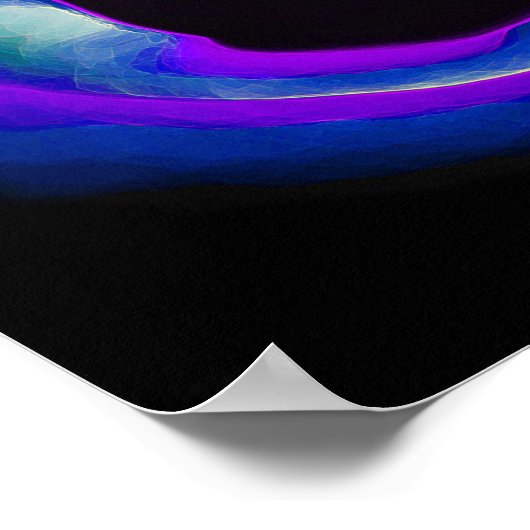 Indigo Eye Void Poster (Ecke)