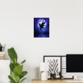 Indigo Fairy 11 x 14 Poster (Heimbüro)