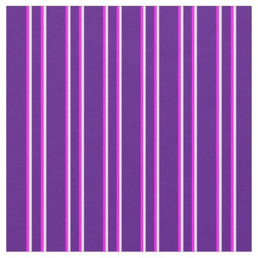 Indigo, Fuchsia und Beige Farbmuster Stoff (Nahaufnahme)