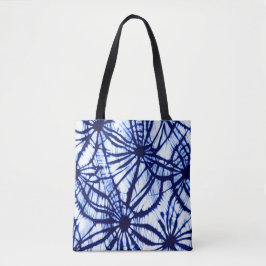 Indigo Gefärbte Krawatte Tote Bag Tasche