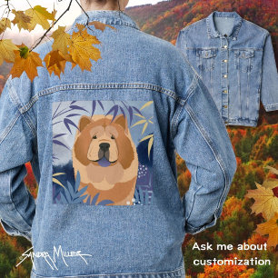 INDIGO glatte, schokoladenförmige Denim-Jacke Jeansjacke