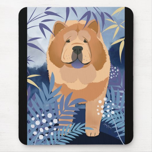 INDIGO glatter Chow Mousepad (Vorne)