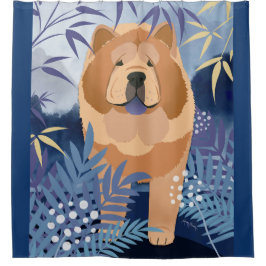 INDIGO glatter Duschvorhang