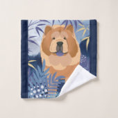 INDIGO glattes Chocolotherapie Handtuchhandtuch Se Badhandtuch Set (Waschlappen)