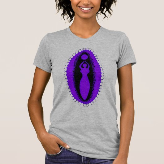 Indigo Goddess Yoni T-Shirt (Vorderseite)