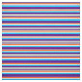 Indigo, Grau, Rot, Beige & Deep Sky Blau gefärbt Stoff (Muster)
