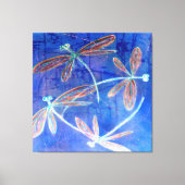 Indigo Haze Dragonfly Flit Leinwanddruck (Vorderseite)