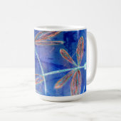 Indigo Haze Libellen flattern Kaffeetasse (VorderseiteRechts)