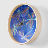 Indigo Haze Libellen flattern Uhr (Winkel)