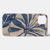 Indigo Hibiskus Case-Mate iPhone Hülle (Rückseite (Horizontal))