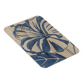 Indigo Hibiskus Magnet (Rechte Seite)