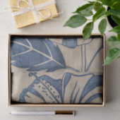 Indigo-Hibiskus Seidenpapier (Geschenk)