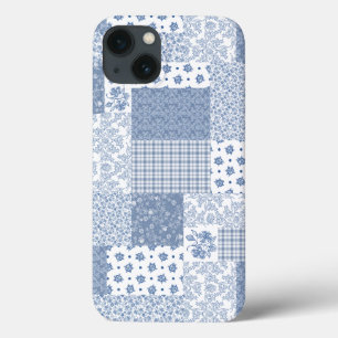 Indigo Imitate Patchwork Samsung Galaxy Hinweis 4  Case-Mate iPhone Hülle