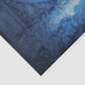 Indigo Imperial Gebäude Elegante Dame Seidenpapier (Ausschnitt)