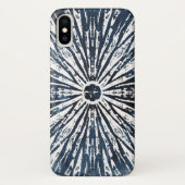 Indigo Ink Radial Motif Case-Mate iPhone Hülle (Rückseite)