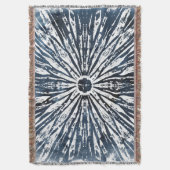 Indigo Ink Radial Motif Decke (Vorderseite Vertikal)