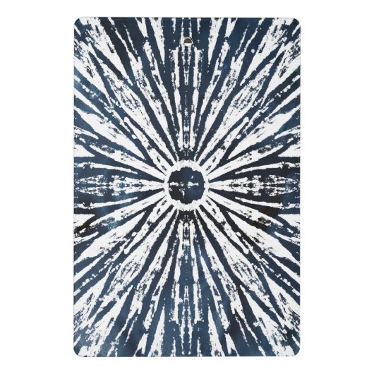 Indigo Ink Radial Motif Mini Klemmbrett (Rückseite)
