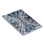 Indigo Ink Radial Motif Notizblock (Rechte Seite)