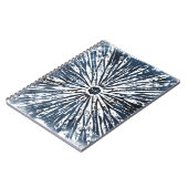 Indigo Ink Radial Motif Notizblock (Linke Seite)
