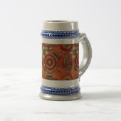 Indigo "Intricate Echoes" Stein 650 ml Bierglas (VorderseiteRechts)