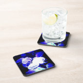 Indigo Jellyfish Untersetzer (Rechte Seite)
