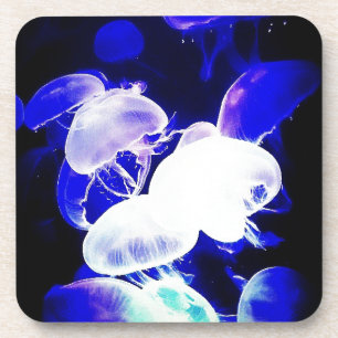 Indigo Jellyfish Untersetzer