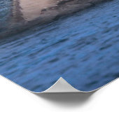 Indigo Kind und Delphin Fantasie Poster (Ecke)