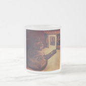 Indigo-Kindle Mattglastasse (Mittel)