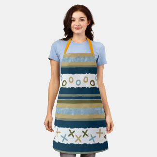 Indigo Kisses & Hugs Anpassbare Schürze