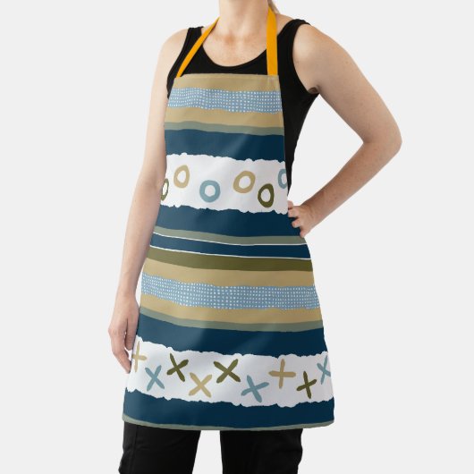 Indigo Kisses & Hugs Anpassbare Schürze (InSitu)