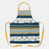 Indigo Kisses & Hugs Anpassbare Schürze (Vorderseite)