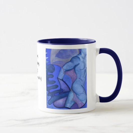 Indigo-Krieger Tasse (Rechts)