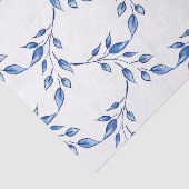 Indigo Leaf Lattice Seidenpapier (Ausschnitt)