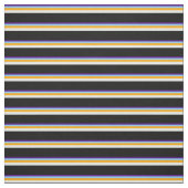 Indigo, Light Sky Blue, Orange, Light Cyan & Black Stoff (Muster)