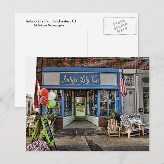 Indigo Lily Co. Postkarte (Vorne/Hinten)