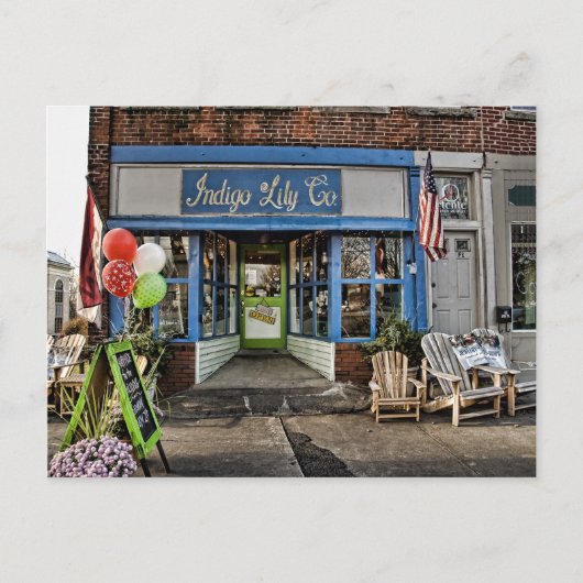 Indigo Lily Co. Postkarte (Vorderseite)