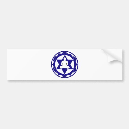 Indigo Lotus Autoaufkleber (Vorne)
