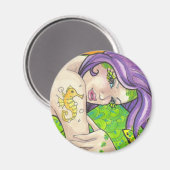 Indigo-Magnet für Fantasie-Kunst Magnet (Vorderseite/Rückseite)