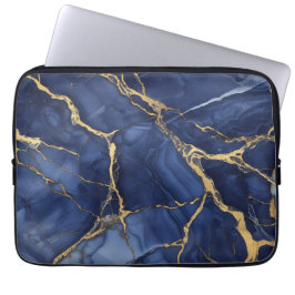 Indigo-Marmor Laptopschutzhülle