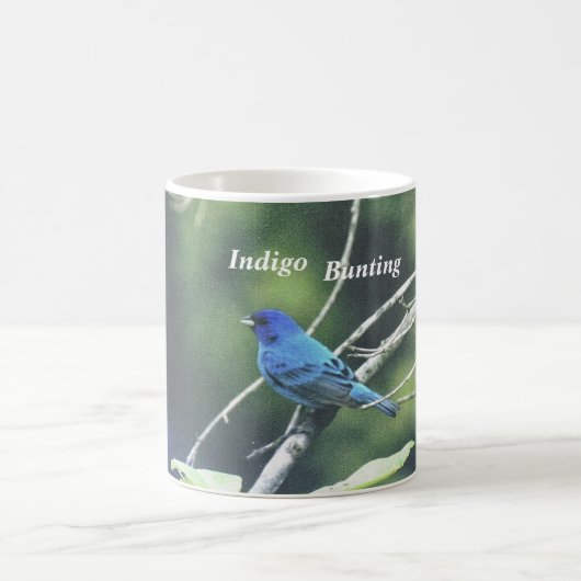 Indigo, mit dem Kopfe stoßende Kaffeetasse (Mittel)