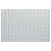 Indigo mit goldenen Imitaten Stoff (Yard (91,4 cm))