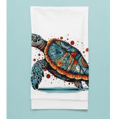 Indigo-Mosaikschildkröte Fleecedecke