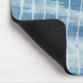Indigo Mud Cloth Mouse Pad Mousepad (Ecke)