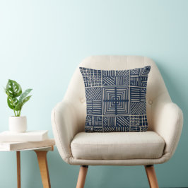 Indigo Mudcloth | Symmetrie Kissen