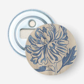 Indigo Mum Flaschenöffner (Vorderseite)