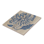 Indigo Mum Fliese (Seite)