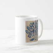 Indigo Mum Kaffeetasse (VorderseiteRechts)