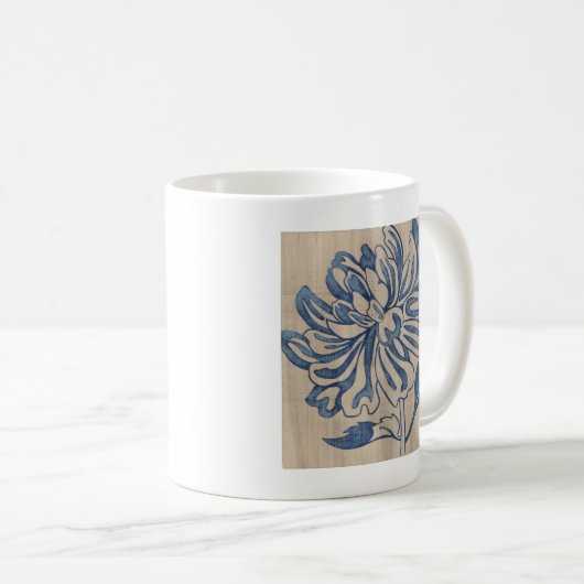 Indigo Mum Kaffeetasse (VorderseiteRechts)