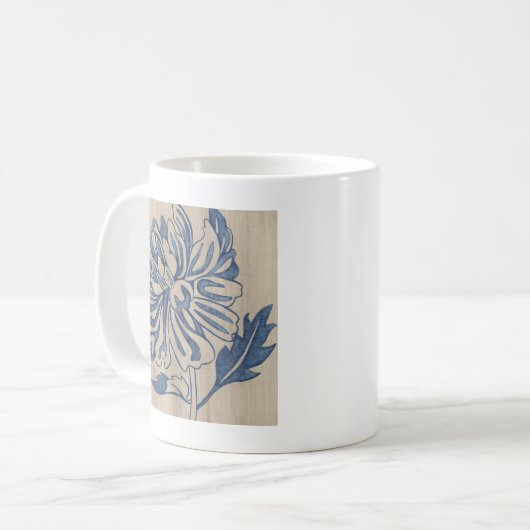 Indigo Mum Kaffeetasse (Vorderseite Links)