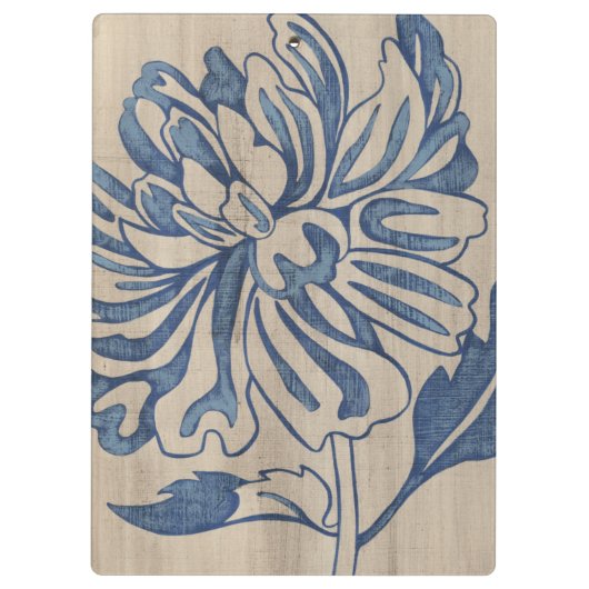 Indigo Mum Klemmbrett (Rückseite)